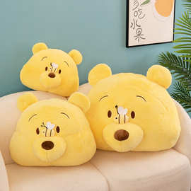新款可爱卡通小熊抱枕女生办公室沙发屁垫儿童娃娃生日礼物批发