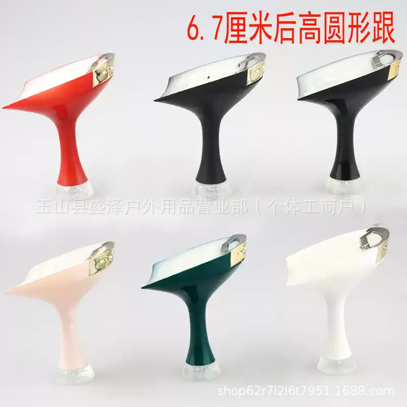 6.7cm high women's high-heeled shoes with round wine glass heel, accessories for shoe heel replacement, shoe material for heel modification 6.7cm high women's high-heeled shoes with round wine glass heel, accessories for shoe heel replacement, shoe material for heel modification