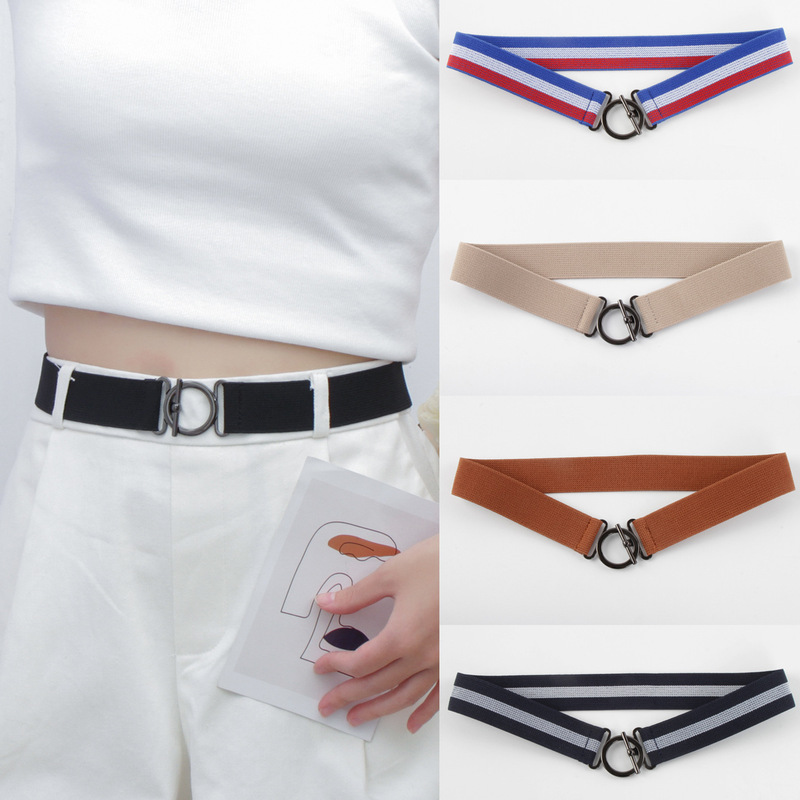 Elastic Belt Women's Elastic Band Rubber Band Comfortable Belted Trousers Belt Coat Skirt Tight Waist Seal