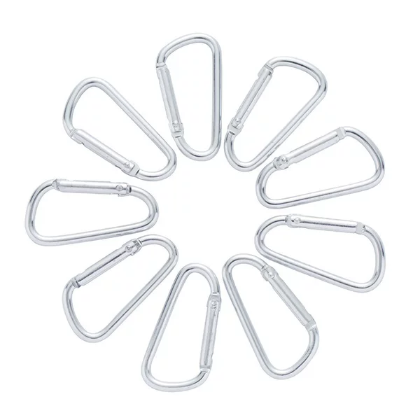 Carabiner Aluminum Alloy D-shaped No. 5 Hanging Buckle Climbing Buckle Outdoor Buckle Spring Hook LED Light Buckle Luggage Buckle