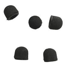 觸控電容筆黑色導電布筆頭 電容觸控筆布包硅膠筆尖  電容筆配件