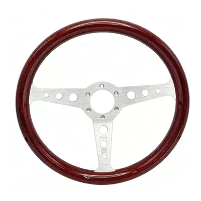 Momo Classic Retro Peach Steering wheel - silver