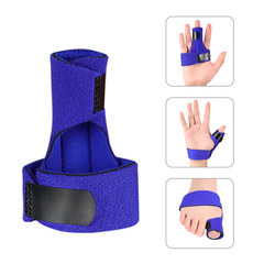 Aluminum plate finger support five finger protective sleeve index middle finger wearing finger protective recovery finger fixing band