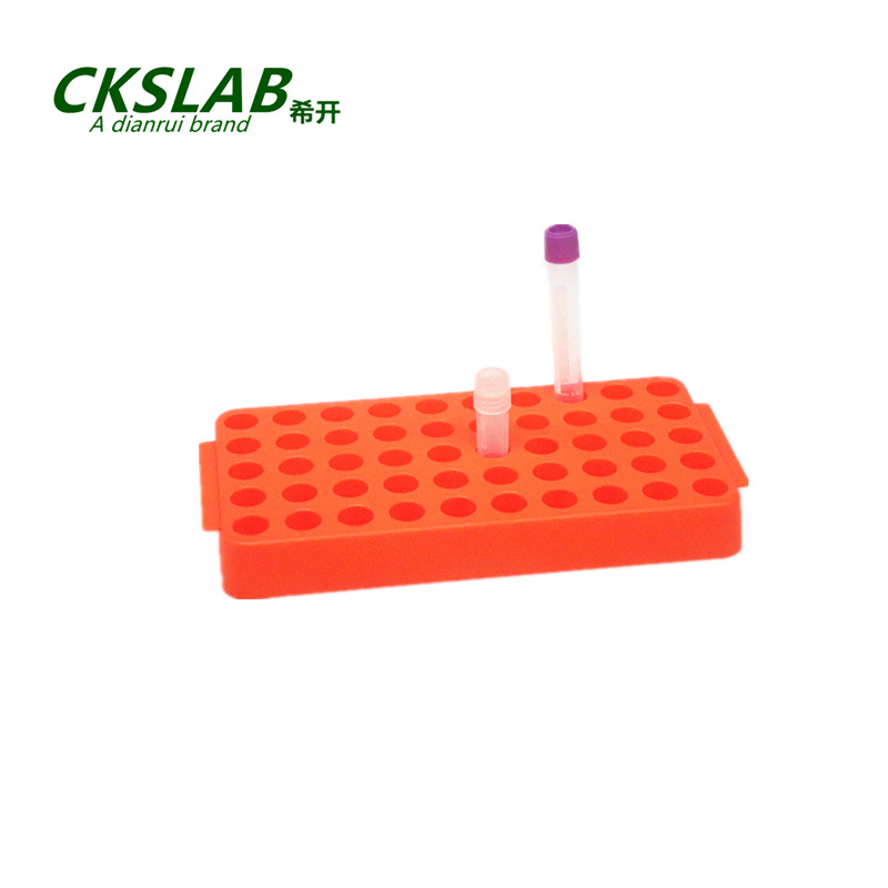 点睿CKSLAB希开CT1850冻存管架适配1.8ML冻存管50孔   PP