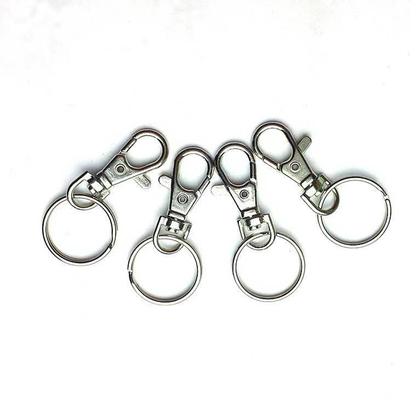 Factory direct supply square scarf buckle creative small gift trend scarf hook key chain diy hardware accessories
