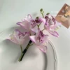 Light purple orchid duck clip (BA2217)