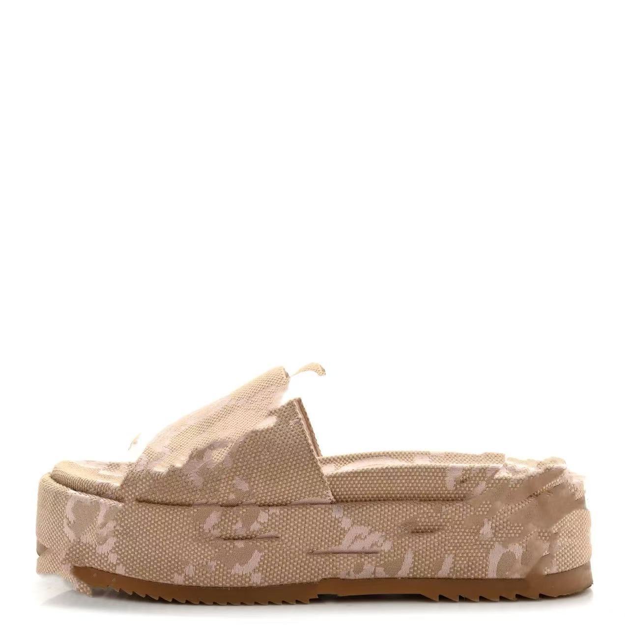 Летние новые Rise Sandal повседневные шлёпанцы на толстой подошве с одним ремешком универсальные парные