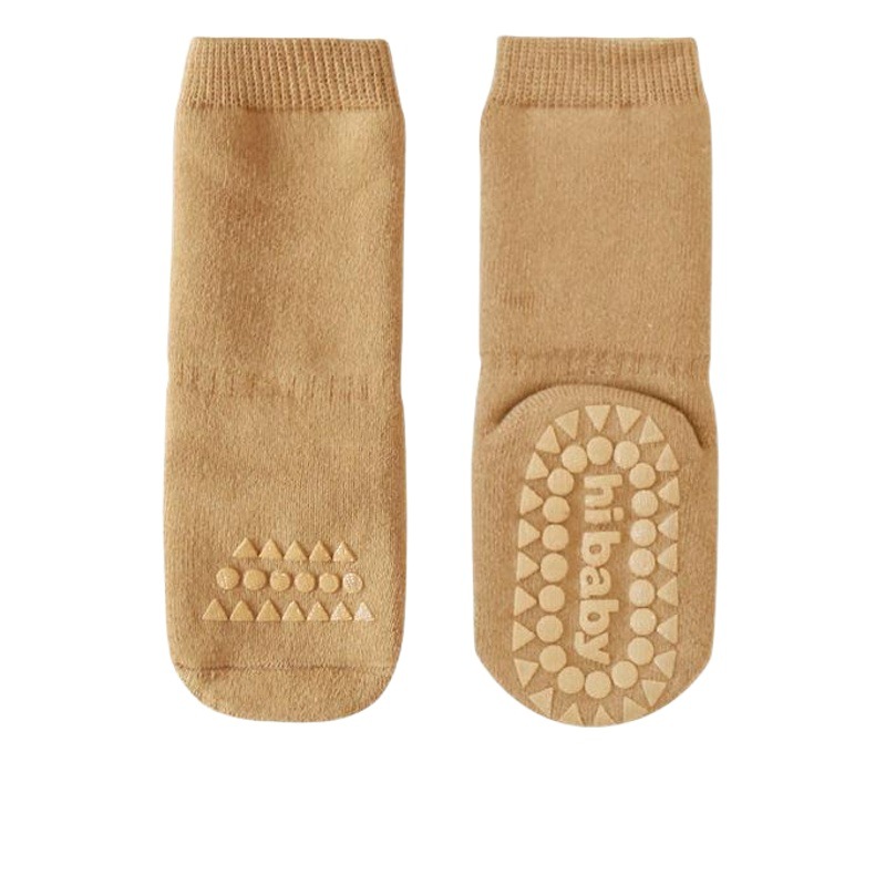 21 nuevos calcetines para niños Otoño e Invierno engrosados con forro polar Terry calcetines para bebés Calcetines antideslizantes para bebés