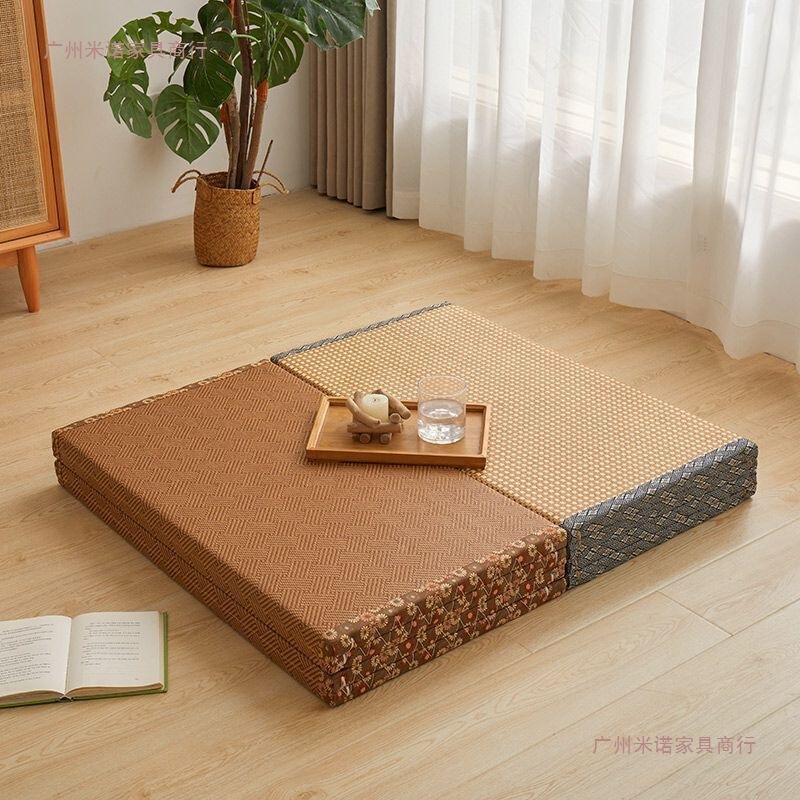 Convenient Folding Rattan Mat Tatami Nap Nap Mattress Bedroom Mat Japanese Coconut Palm Floor Mat Super Thick Floor Covering Convenient Folding Rattan Mat Tatami Nap Nap Mattress Bedroom Mat Japanese Coconut Palm Floor Mat Super Thick Floor Covering