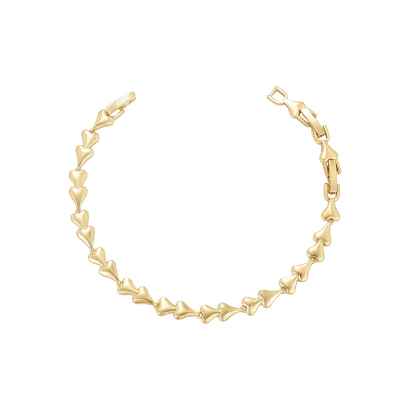 Xuping Europa y los Estados Unidos transfronterizos simple brillante amor pulsera diaria fácil de llevar nicho temperamento viento ajustable joyas al por mayor
