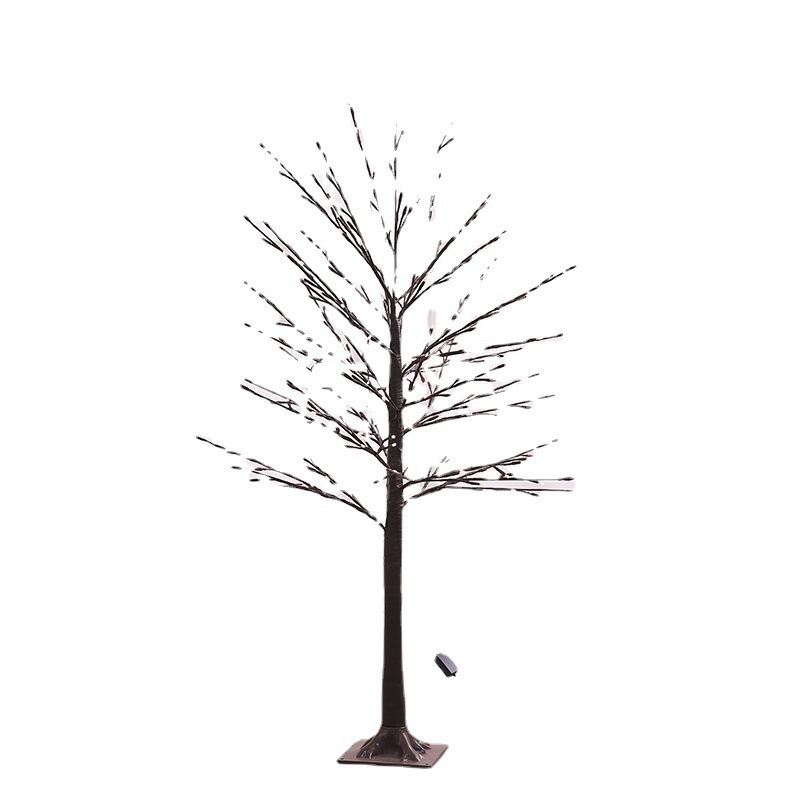 LED árbol lámpara simulación de abedul navidad lámpara decorativa nueva casa diseño de árbol luminoso de navidad lámpara decorativa