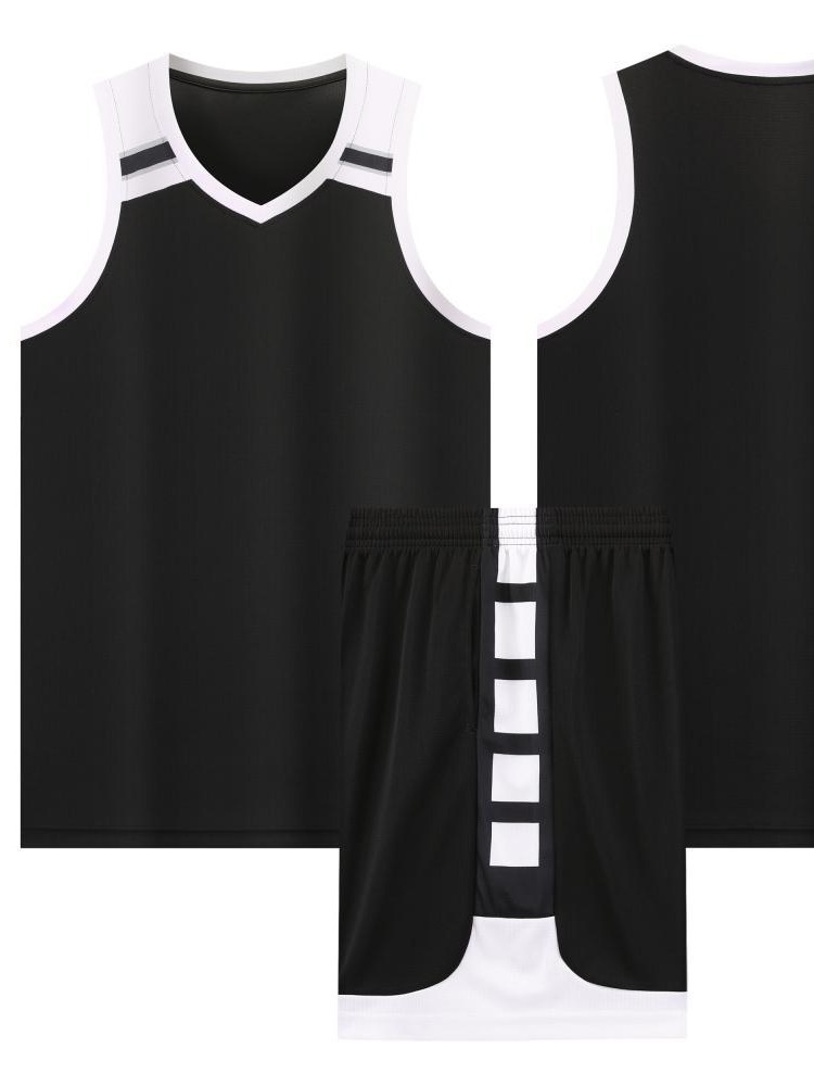 Cross-border Douyin Live Basketball Clothing suit Men's Printed Printing Student Jersey Sports Vest Training Competition Team Uniform