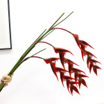 供应大天堂鸟 高档PU手感仿真花 仿真人造花批发直销厂家家居装饰