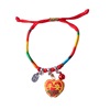 Colorful small bell, woven red rope bracelet, new collection, wholesale