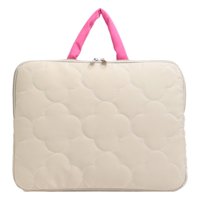 Bolsa de ordenador portátil de color de contraste portátil de estilo coreano Bolsa de almacenamiento de forro de iPad de 11 pulgadas Bolsa de ordenador portátil de 14 pulgadas