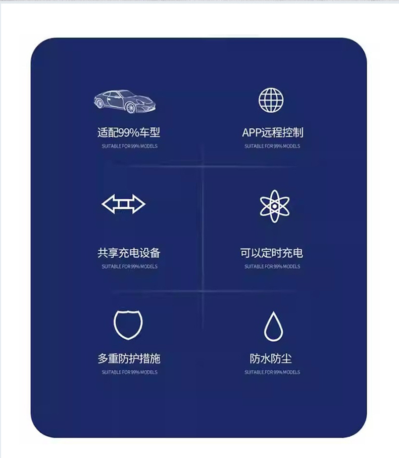 New energy vehicle charging pile fixed column pole bracket BYD Xiaopeng Tesla Euler outdoor Universal