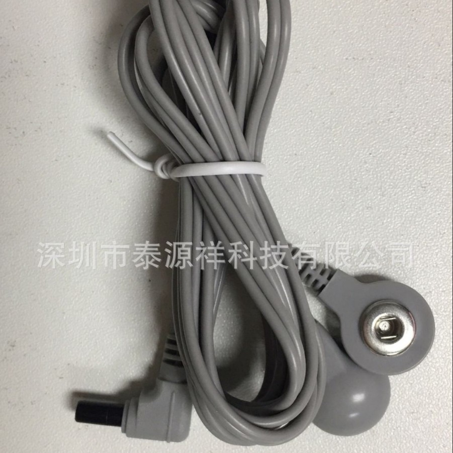 供应理疗电极线厂家、按摩仪电极线 治疗仪导线 插针安规线