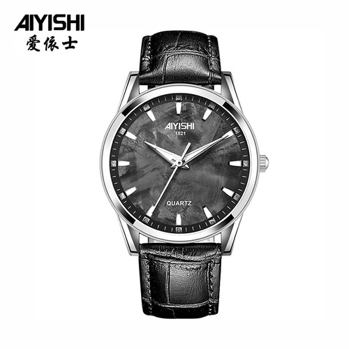 Cross-border exclusive new product AES watch men's quartz watch fashion simple trend waterproof business belt watch