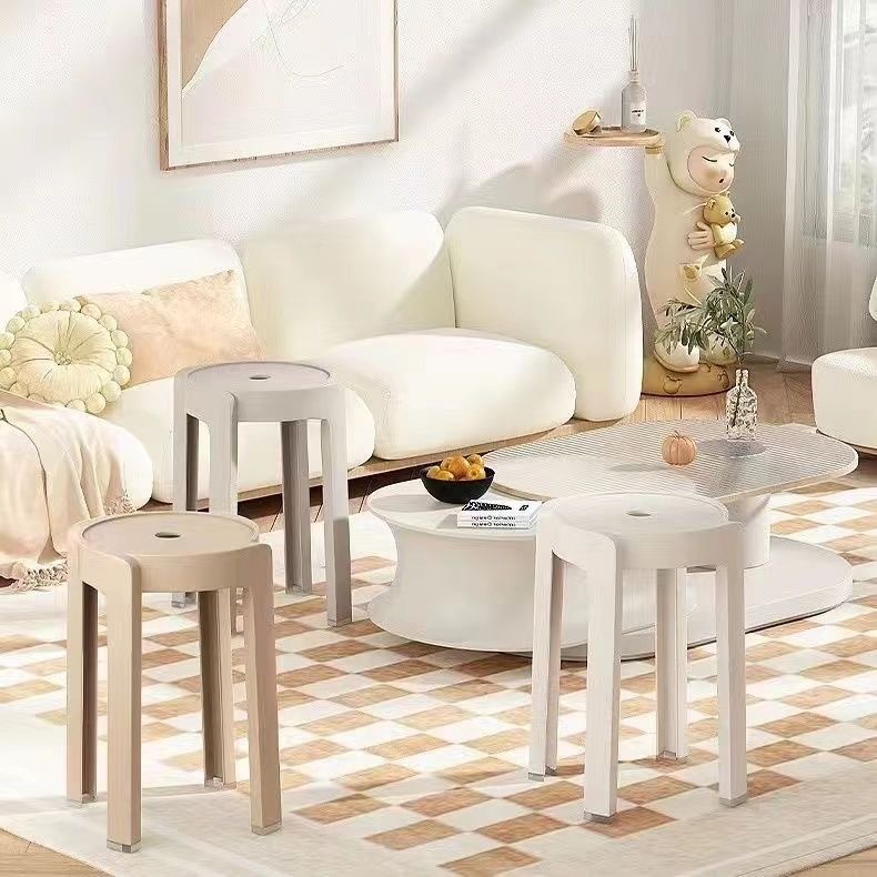 Plastic Chair Simple Home Windmill Chair Living Room Stackable Round Chair Fashion Adult Whirlwind Chair Dining Table Chair Wholesale 