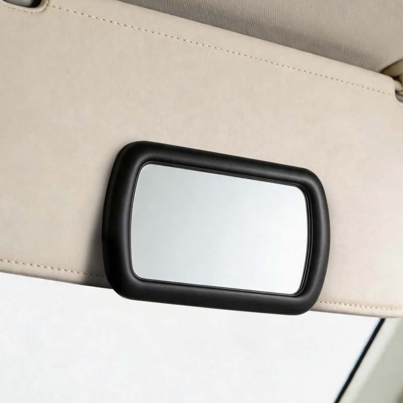 Car sun visor makeup mirror, high-definition glass clip-on car vanity mirror, in-car beauty touch-up interior modification mirror