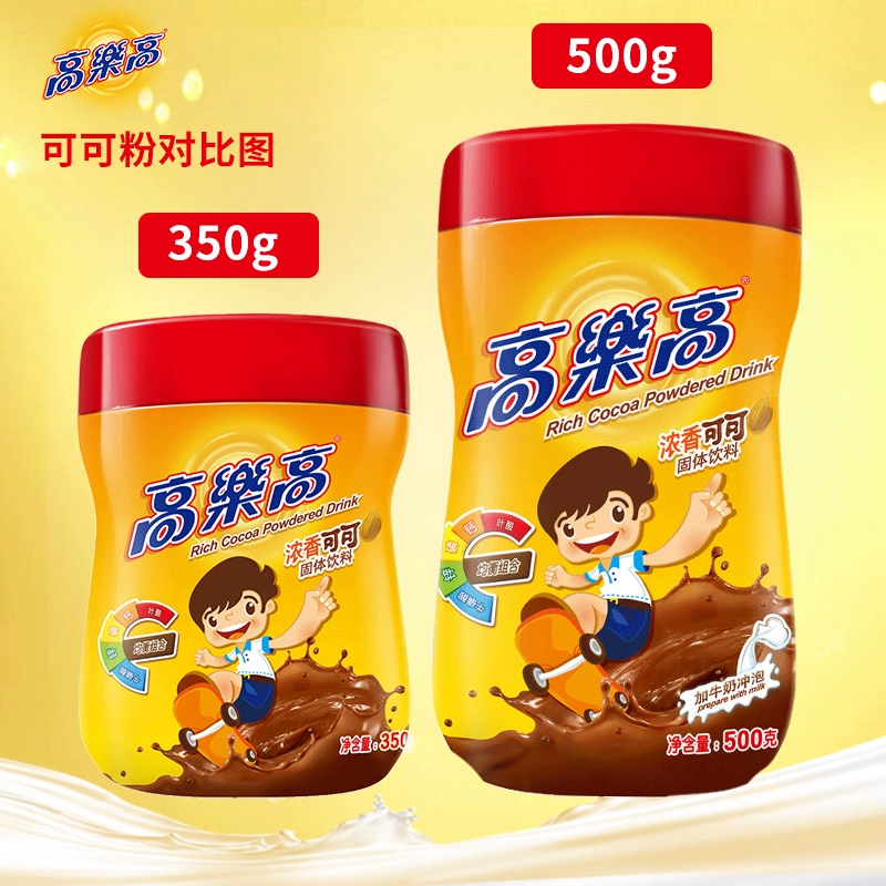 Gaogle Gaococo Powder 500g solid beverage COCO powder hot chocolate powder nutrition breakfast powder pink beverage cans