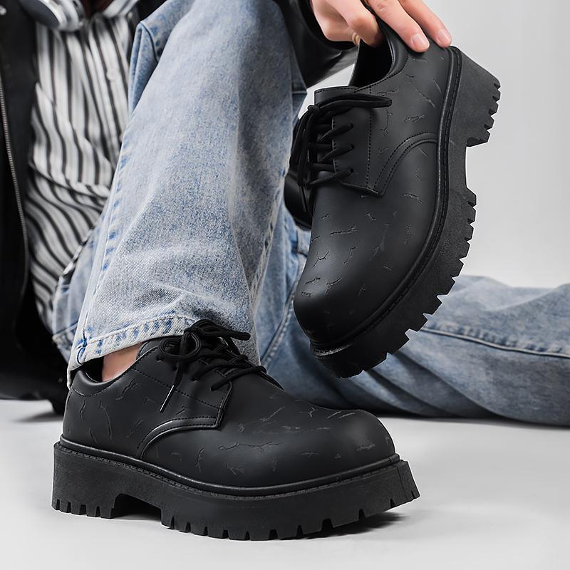 2025 New Cross-Border Wholesale - Cross-Border Large Size Four-Season Low-Cut Versatile Workwear Small Leather Shoes Main Promotion Offer