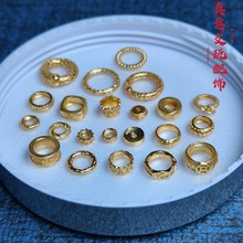 S925�y�ɽ�ŷ���ɫ�黨Ȧ����Ȧ���h�ʹڸ�Ȧ����diy�ֹ��Ʒ��