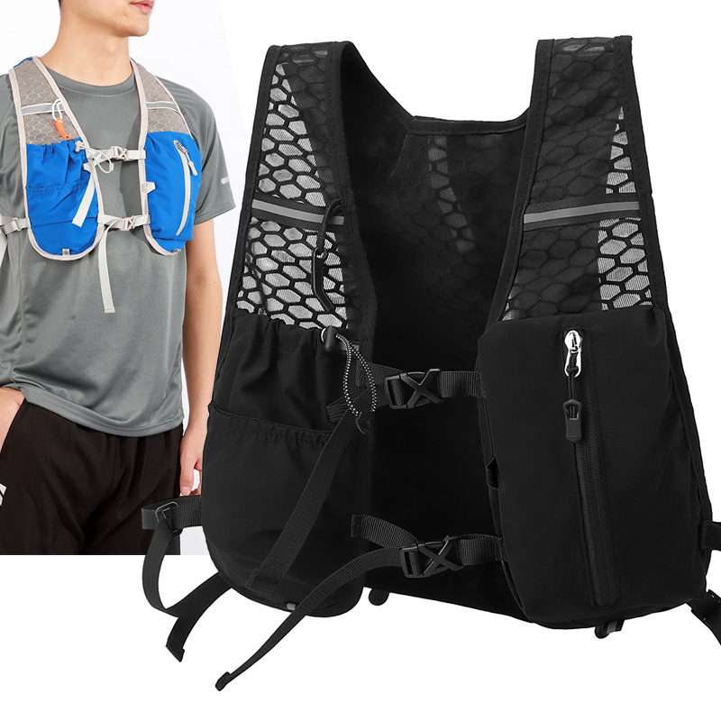Cross-border best-selling outdoor vest bag, mountain bike riding backpack, mountaineering sports bag, hiking water bag, vest bag