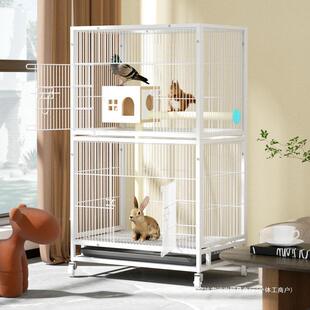 宠物用品松鼠龙猫笼子三层大号松鼠笼龙猫笼加密大别墅鸟笼子-阿里巴巴