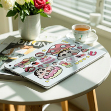 水果甜品蜡笔小新5D浮雕手账贴纸儿童手机diy咕卡装饰创意卡通