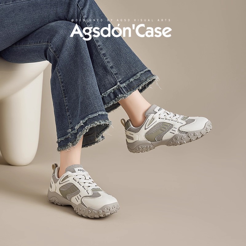 Augu Lion Dengde zapatos de entrenamiento para mujeres 2025 nuevo otoño invierno púrpura zapatos casuales de dopamina estilo de ballet con zapatos de vello