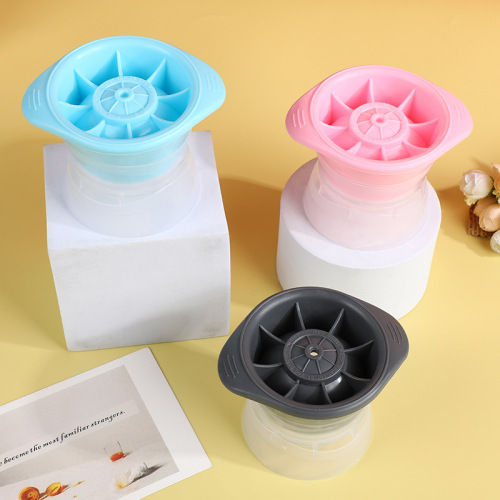 Large whiskey ice ball mold silicone ice tray easy to release homemade round ice cubes large ice ball maker