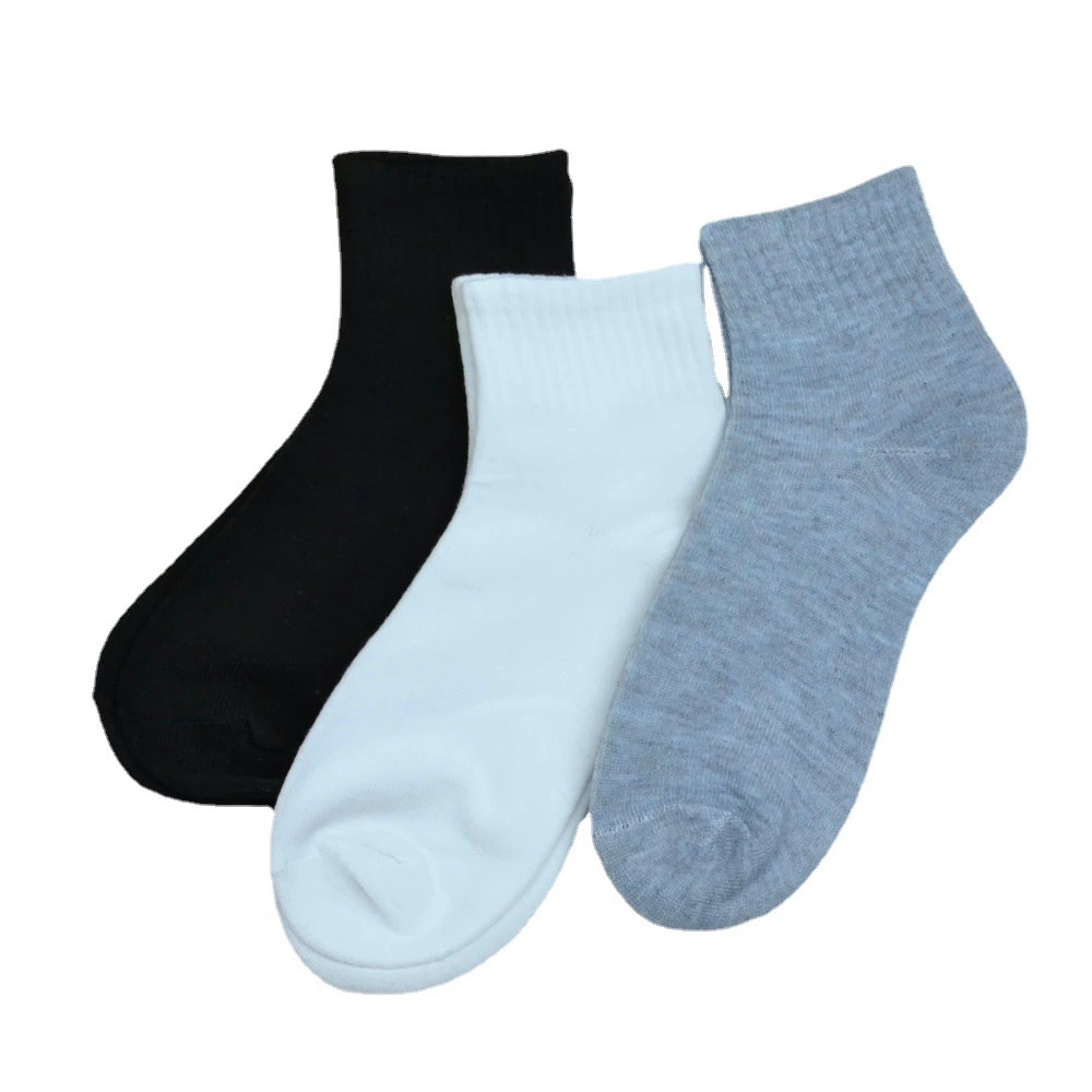 Demi-season sports men's socks, mid-length