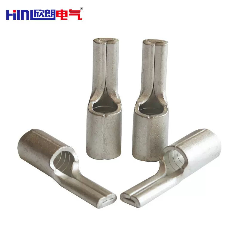 PTNB10-12针形裸端头KS扁形裸接线端子片形 C45铜线耳 德标铜插针