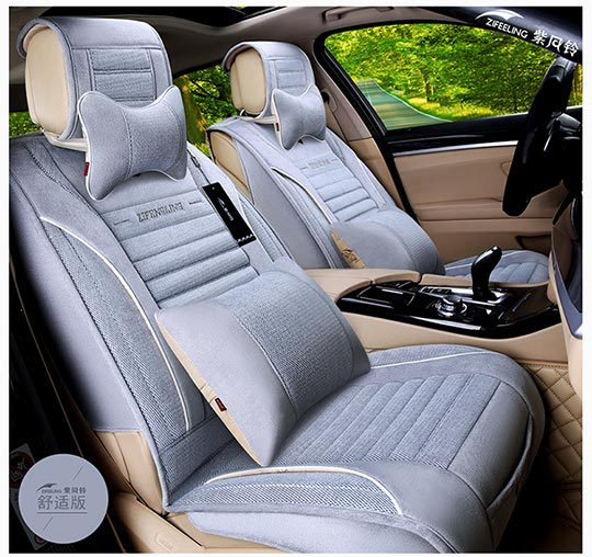 Purple Wind Chime manufacturer wholesale all-season universal linen seat covers for cars, F-23