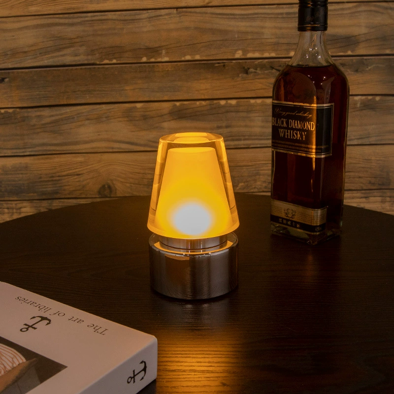 Барная перезаряжаемая настольная лампа, барная атмосферная лампа, ресторанная настольная лампа, креативная стильная атмосферная лампа для караоке, уличный светодиодный ночник