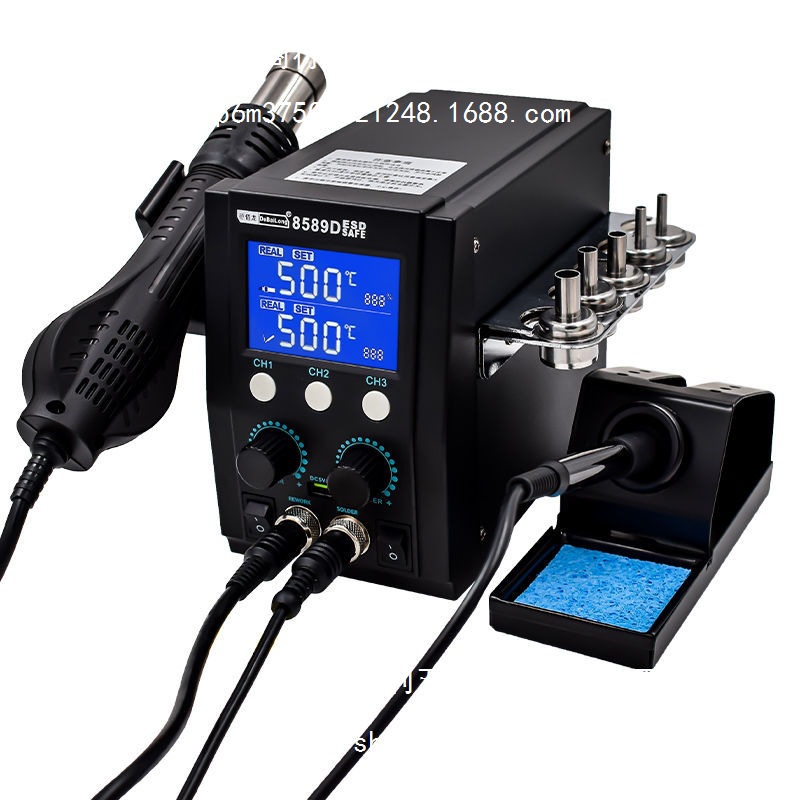 大功率热风枪拆焊台8786D调温恒温936焊台电烙铁焊接工具套装烤枪