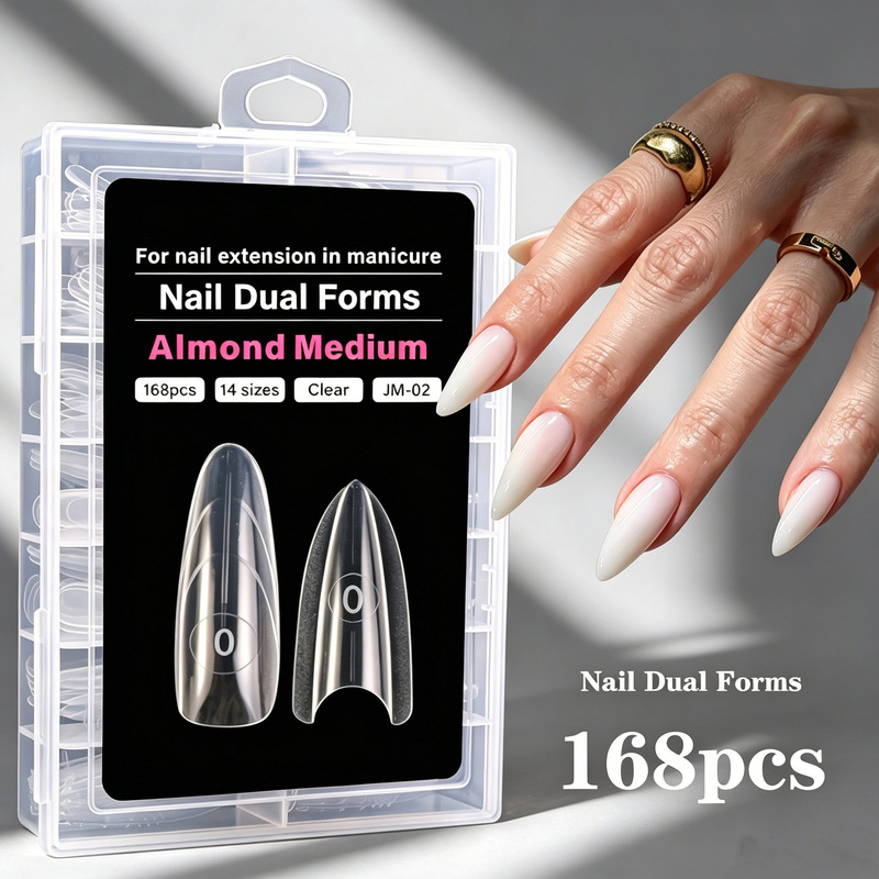 New Sandwich Nail Film 168Pcs Quick Extension Embedded Three-Dimensional Nail Film Ultra-Thin Nail Extension Pieces New Sandwich Nail Film 168Pcs Quick Extension Embedded Three-Dimensional Nail Film Ultra-Thin Nail Extension Pieces