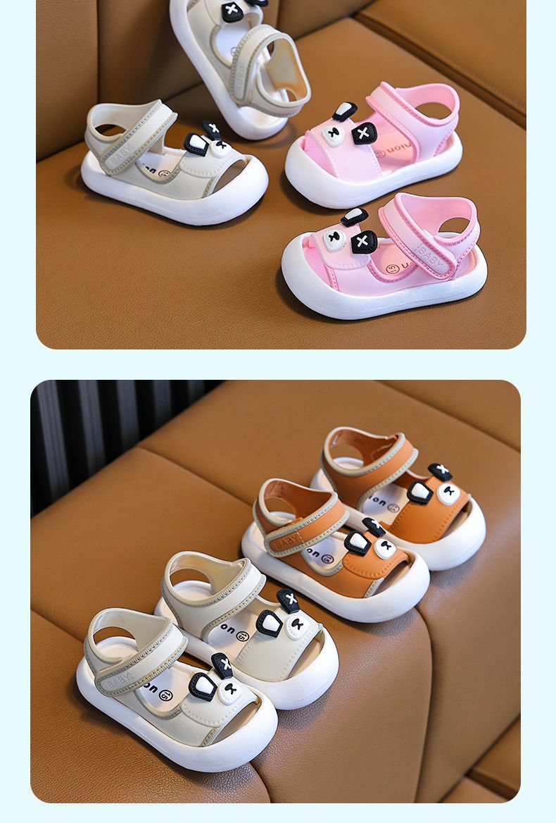 Lightweight Summer Sandals For Toddlers With Closed Toe Design_voghion.com