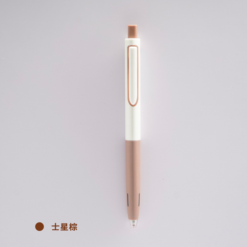 Dianshi DS-0154 タイム キャビン トライアングル プレス ゲル ペン 0.5mm ブラック サイレント サイン ペン|undefined