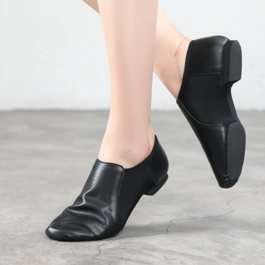 Cross-Border Export Dance Shoes for Women Soft Sole Non-Slip Professional Caramel Color Jazz Dance Adult Cheerleading Dance Shoes Ballet