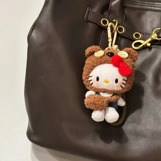 トマトの頭飾り、トマトの癒し系キュートな子猫ペンダント、ランドセルチャーム、バッグアクセサリー、人形|undefined