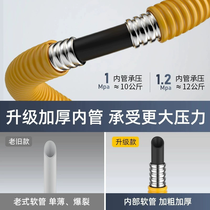 ガス管ガス管ガス管天然ガス液化ガス管家庭用ガスコンロ金属防爆ホースマウス噛み防止|undefined
