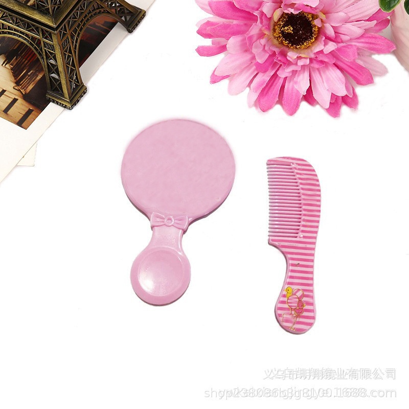Espejo de maquillaje de alta calidad con mango, espejo de tocador de estilo coreano a la moda para chicas, espejo portátil, fuente de suministro, portátil para uso doméstico. image 4