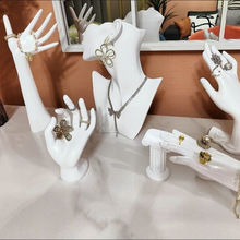 首饰展示架人像脖子模特 项链展示架饰品展示架 陈列珠宝拍摄道具