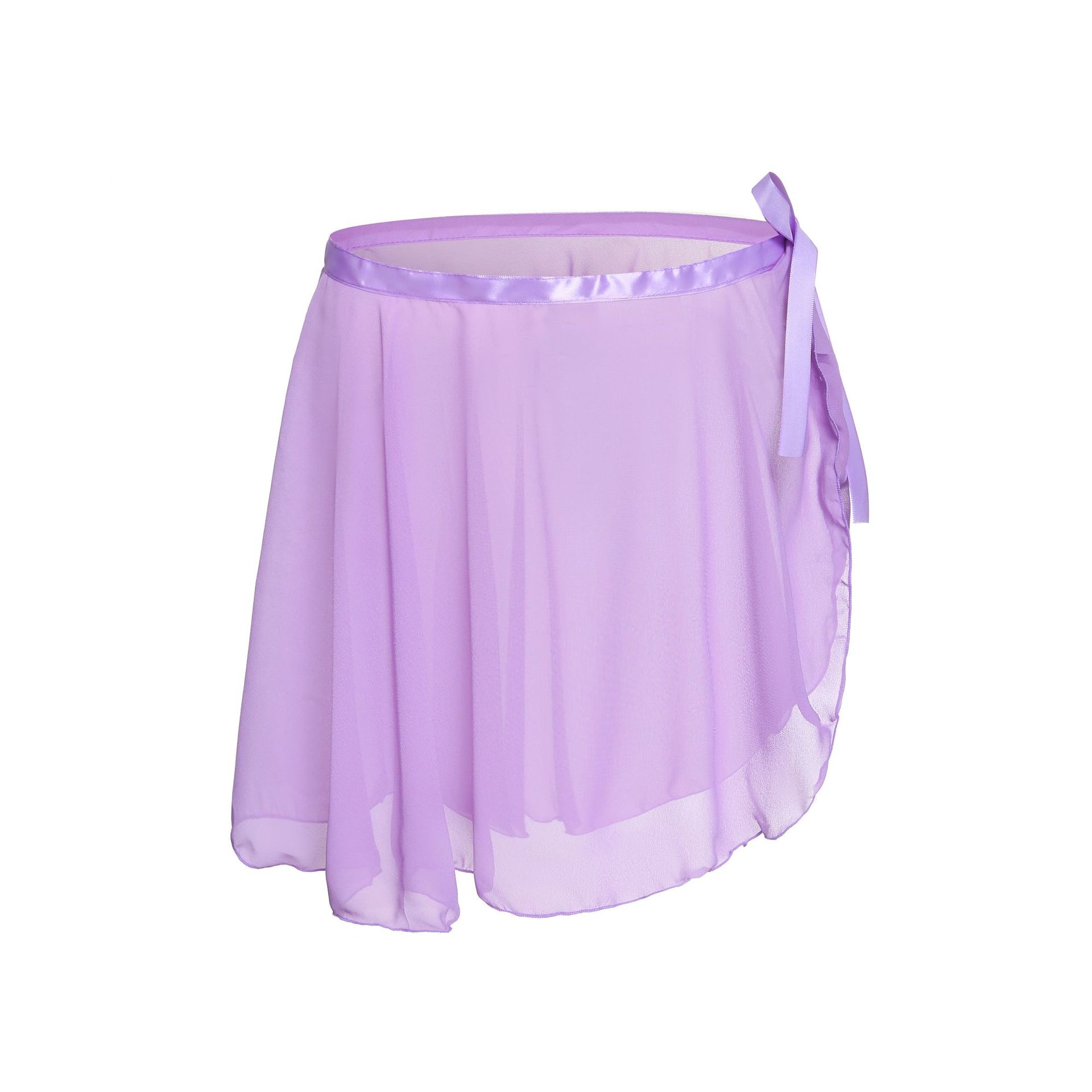 Delantal de gasa de una sola pieza para niñas falda con cordones de baile para niños ropa de práctica de ballet falda de gasa de baile
