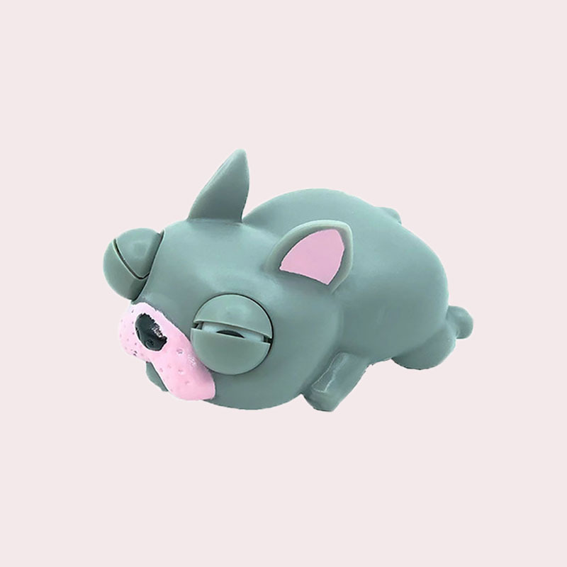 Transfronterizo caliente-venta llamativo gusano vegetal pellizco música descompresión juguete squeeze ojo-soplado creativo ventilación descompresión artefacto fábrica al por mayor