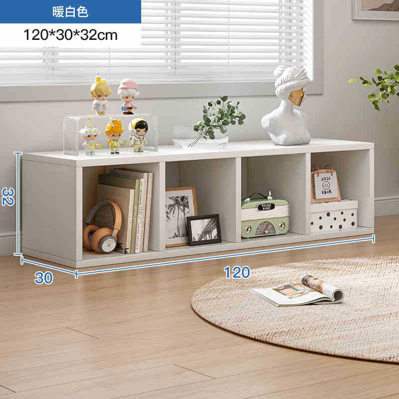 Armario de cama de dormitorio, armario bajo, combinación libre de armario de ventana, armario de tira larga al final de la cama, armario de almacenamiento a prueba de polvo, armario de almacenamiento de rendija estrecha