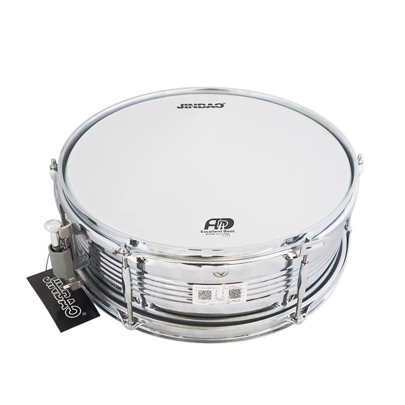 津宝JBS1059小军鼓14英寸不锈钢乐器少先队行军乐队鼓小鼓带背