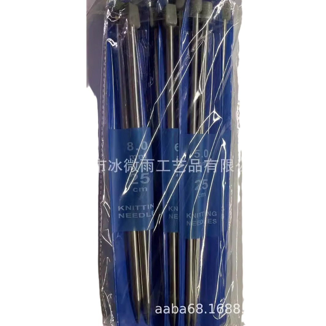 Cross-border stainless steel knitting tools single-point stainless…